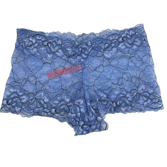 Miss Vickie's Intimates All Over Lace Periwinkle Cheeky Panty Size Small 5/$25 - Picture 4 of 5